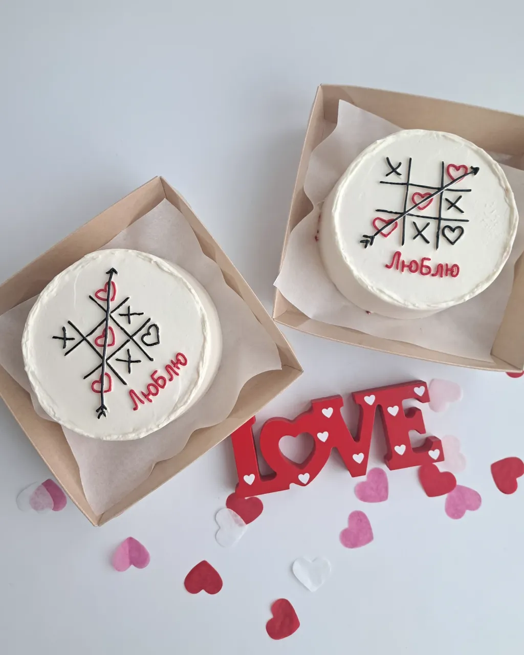 Бенто-торт «Люблю»