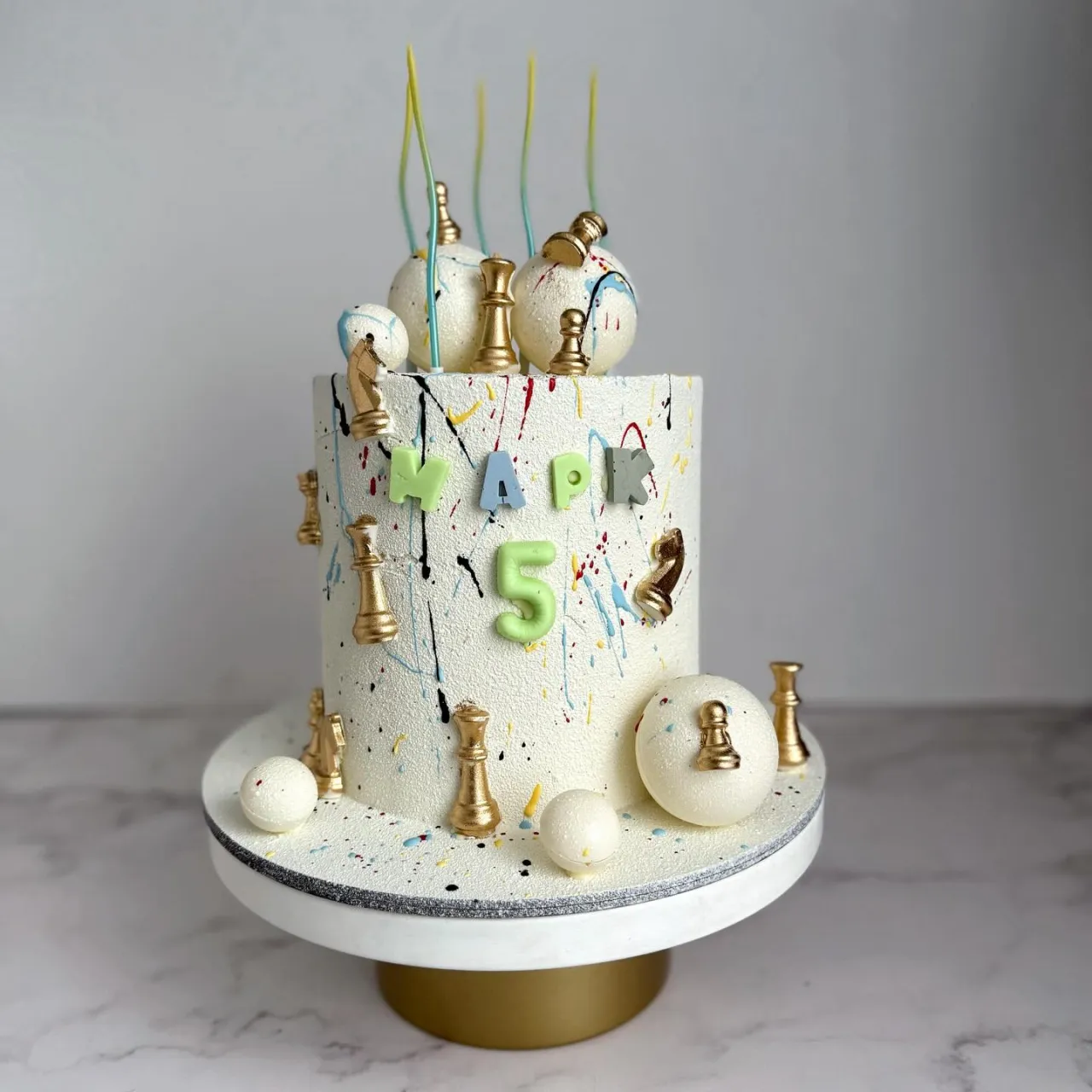Торт для юного шахматиста