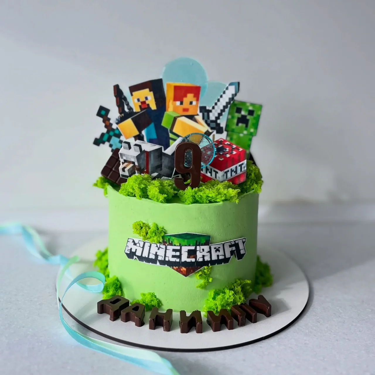 Торт «Minecraft»