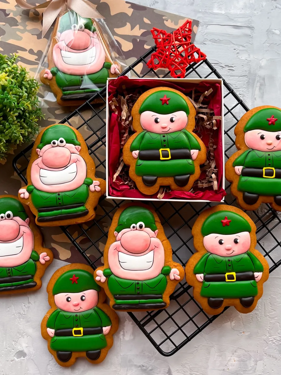 Пряник «Содатик» к 23 февраля