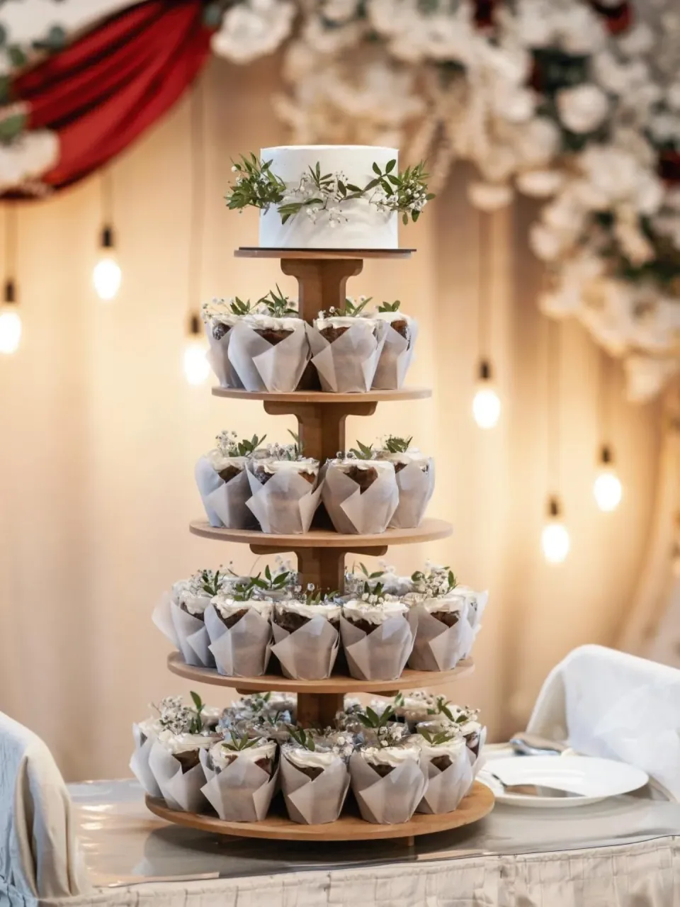 Свадебная композиция с трайфлами