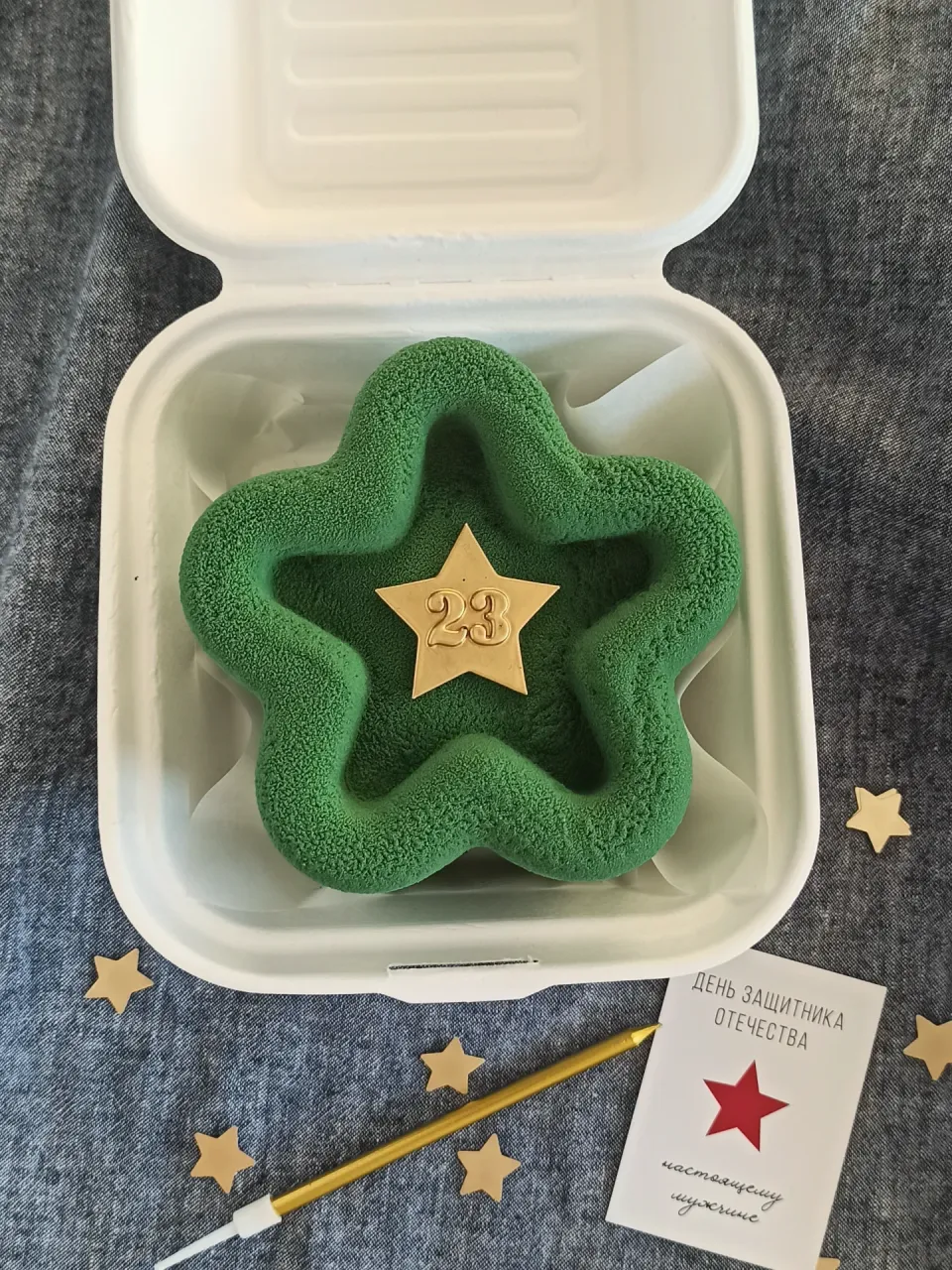 Бенто-торт для любимых защитников